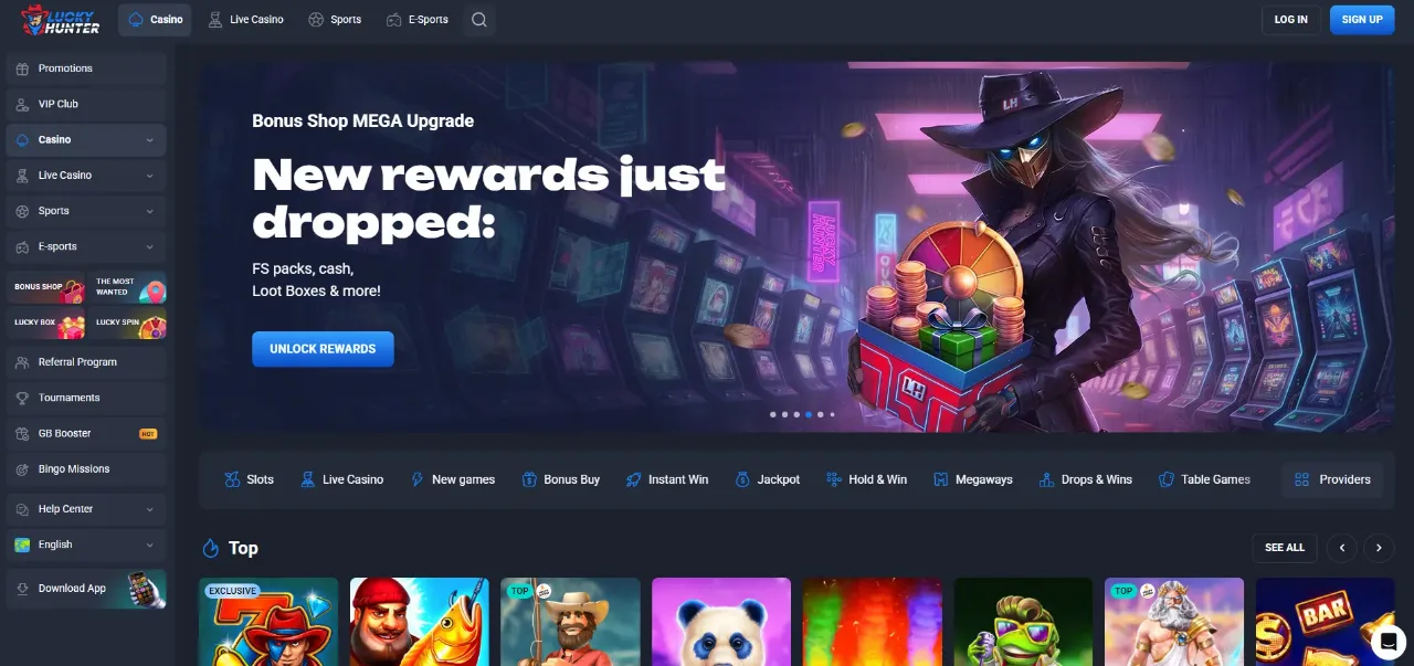 LuckyHunter Casino Polska — Oficjalne Kasyno Online 2026